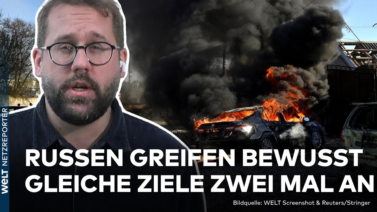 UKRAINE-KRIEG: Perfide Taktik der Russen! Doppelschläge treffen Sanitäter und Journalisten