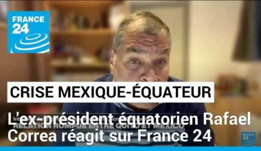 L'ex-président équatorien Correa qualifie l'attaque de l'ambassade du Mexique à Quito d'"invasion"