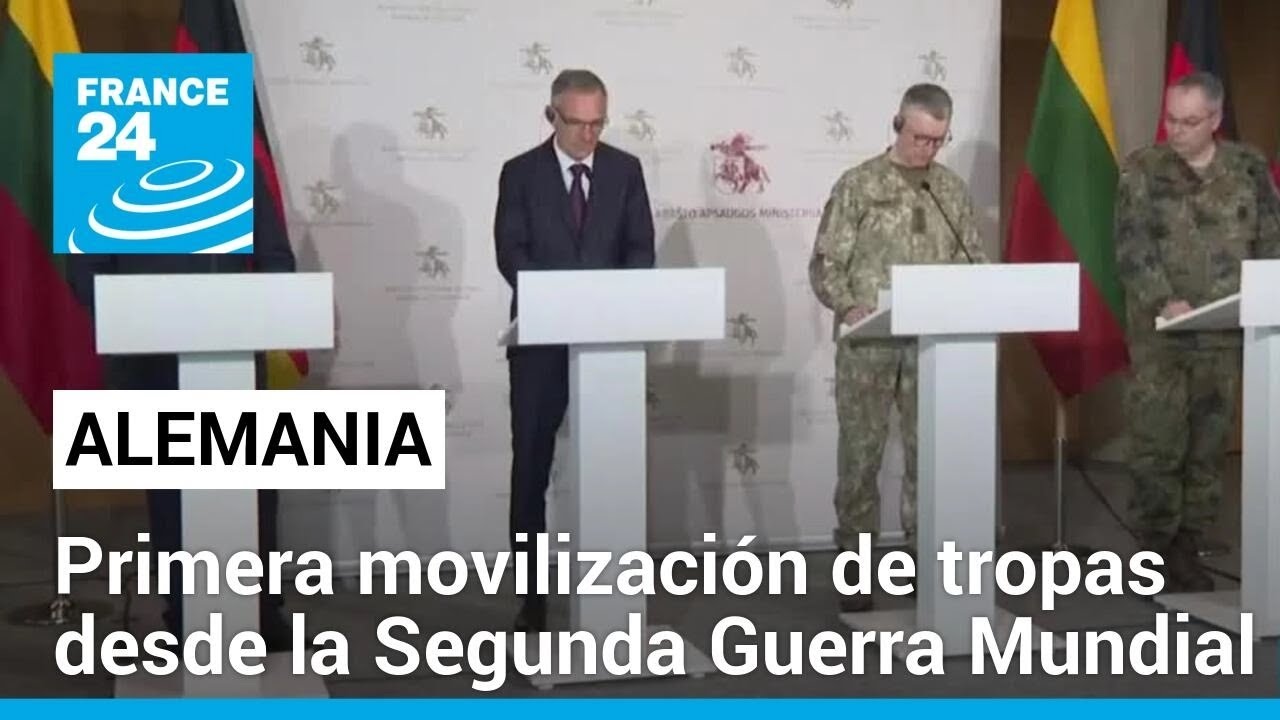 Alemania despliega 20 tropas en Lituania tras presuntas amenazas por parte de Belarús • FRANCE 24