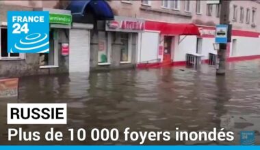 Russie : plus de 10 000 foyers inondés après la rupture d'un barrage • FRANCE 24