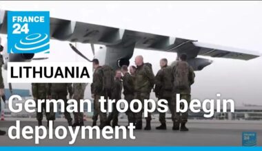 Germany begins deployment of permanent Lithuania brigade in first since WWII • FRANCE 24 English