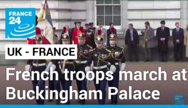 French troops march at Buckingham Palace to mark Entente Cordiale • FRANCE 24 English