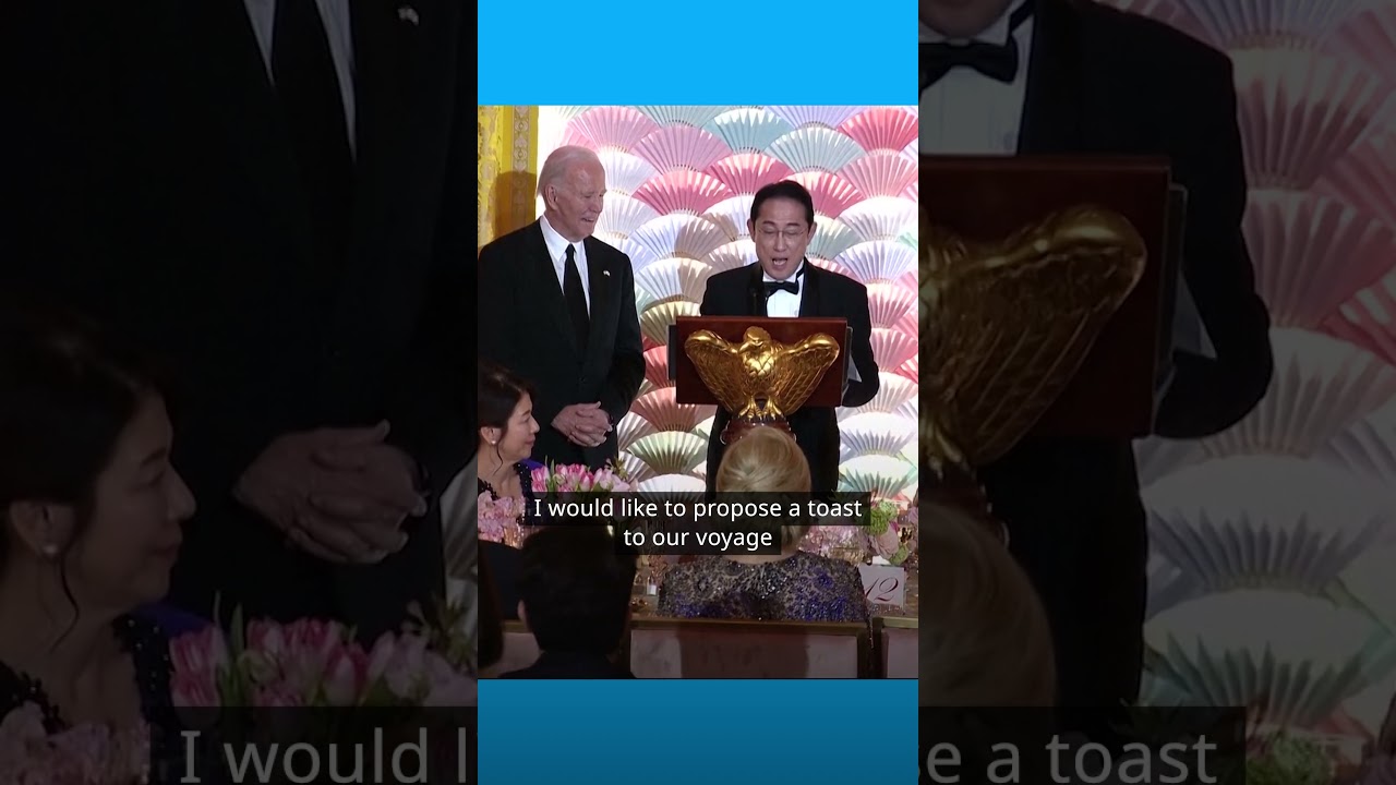 Prime Minister Kishida quoted Star Trek in toast to Japan-US relations | DW News