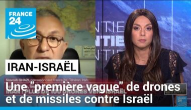 L'Iran a lancé "une première vague" de drones et de missiles vers Israël • FRANCE 24