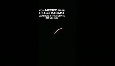 TOTALE SONNENFINSTERNIS: Millionen Menschen bestaunen das seltene Naturspektakel | WELT #shorts