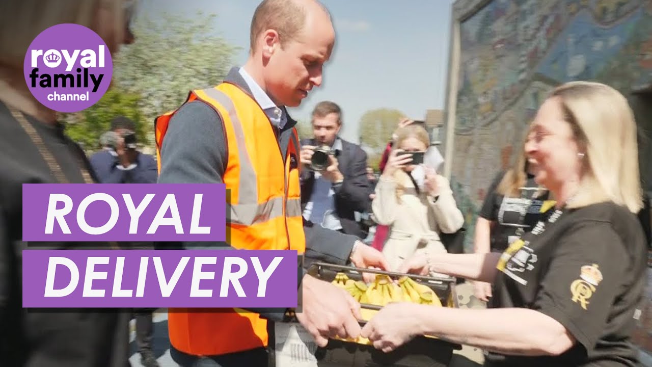 Prince William Delivers Food to West London Youth Centre