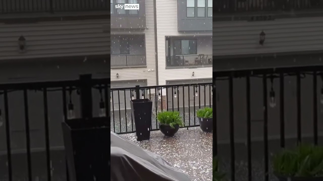 Massive hailstorm hits Virginia