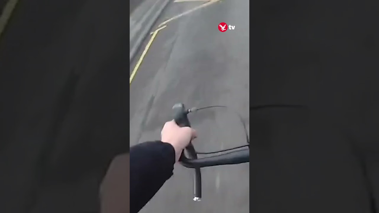 Driver reverses wrong way before  caught by police #news #shorts #driver #chase