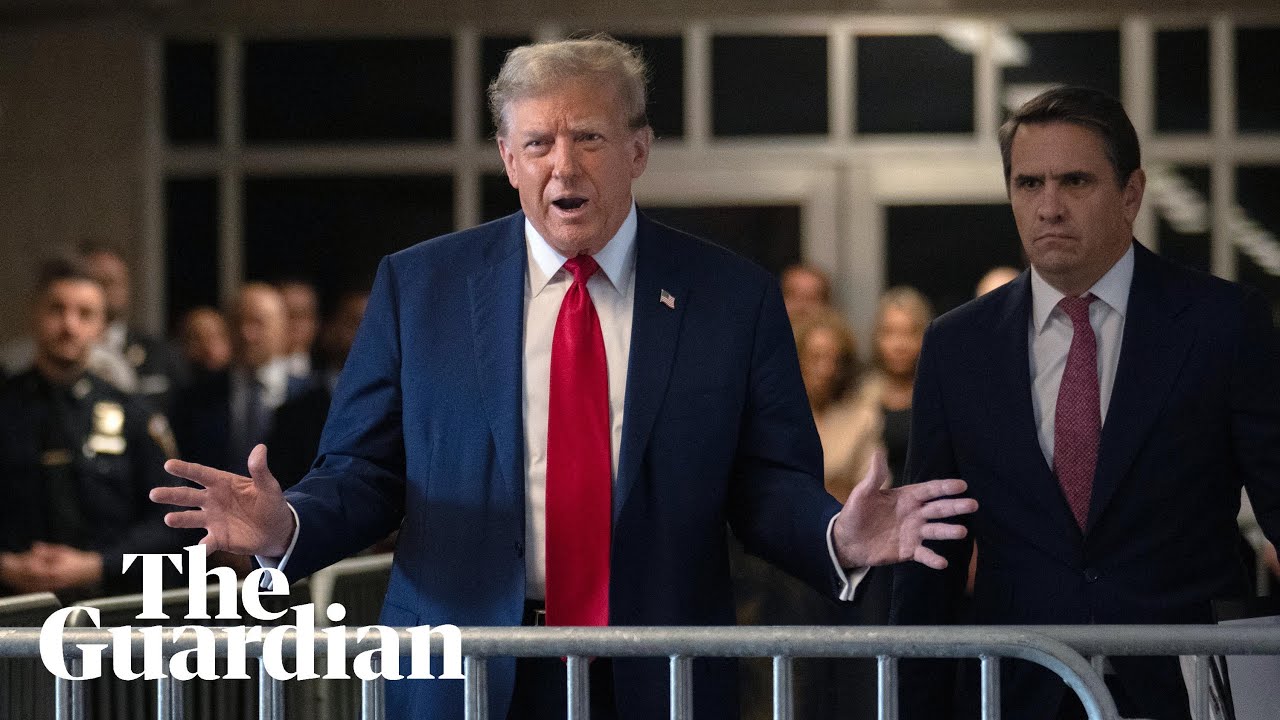 Trump speaks before historic criminal trial over 'hush money'