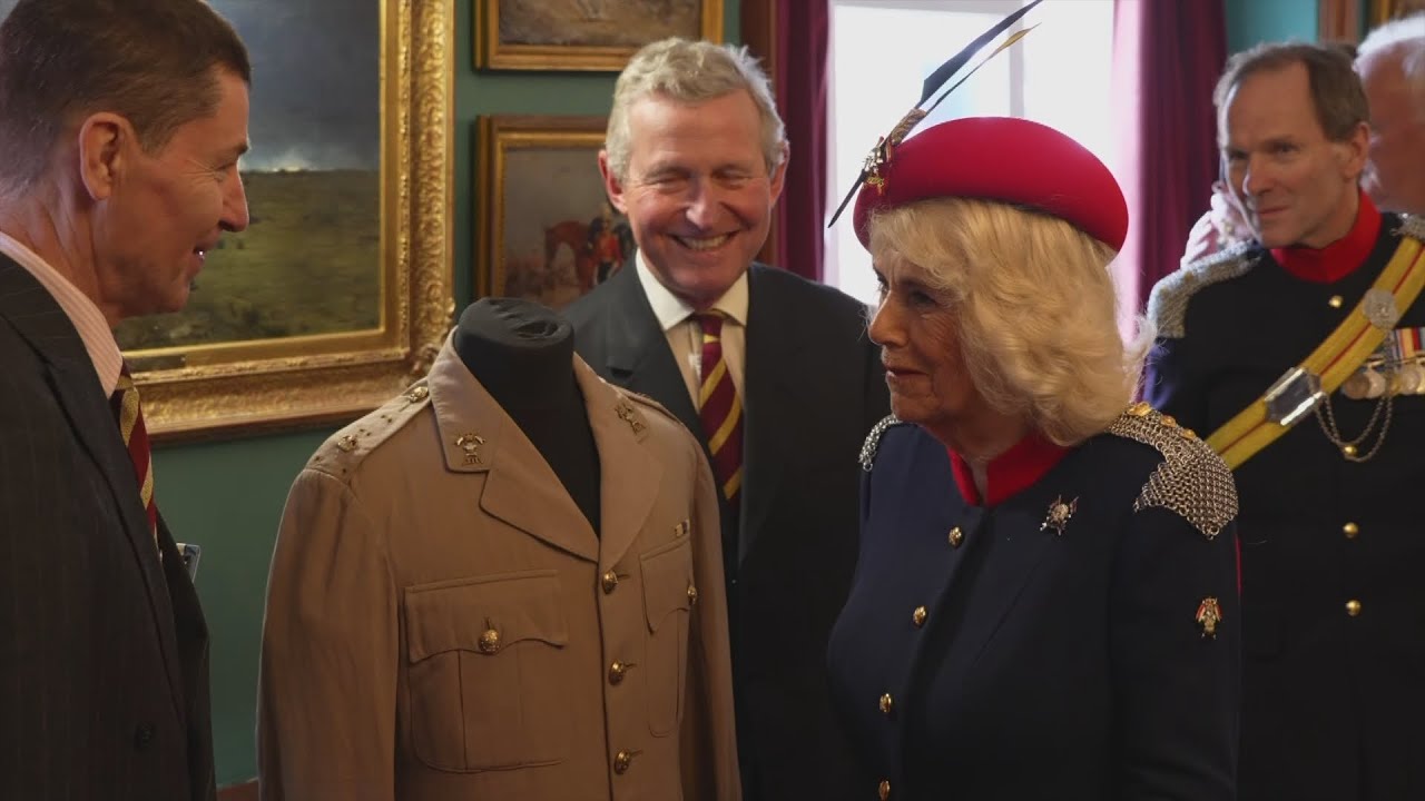 Queen meets Royal Lancers for first time as Colonel-in-Chief