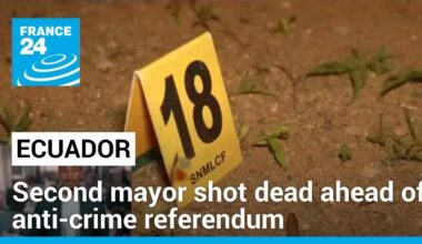 Second Ecuadoran mayor killed ahead of vote on measures against organised crime • FRANCE 24
