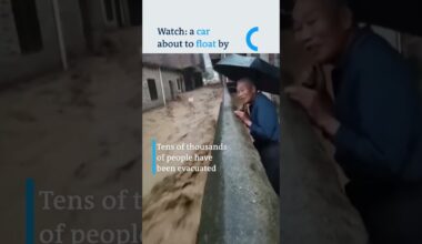 Massive floods in China's Guangdong province