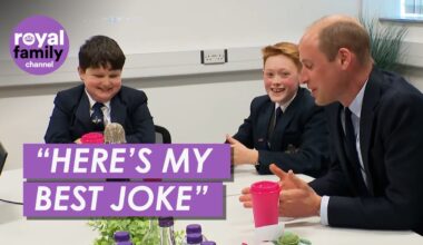 Prince William's Knock Knock Joke Has School Kids Giggling