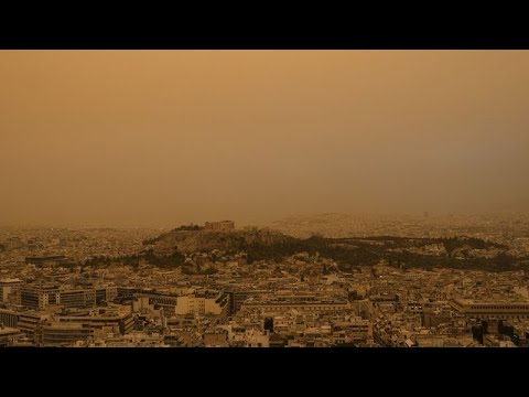 Dune 2 ? Blade Runner 2049 ? ou Mars ? Athènes se réveille sous le ciel orange