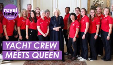 Beaming Queen Hosts World Champion 'Maiden' Yacht Crew