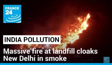 Landfill fire envelops New Delhi in smoke • FRANCE 24 English
