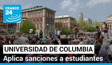 Universidad de Columbia comienza a imponer sanciones a estudiantes en protestas propalestinas