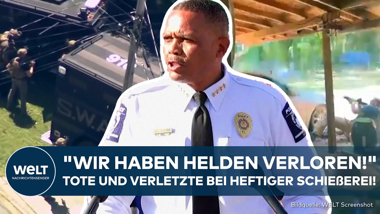 USA: Schießerei in North Carolina! "Absolut tragischer Tag!" Mindestens vier Polizisten tot!