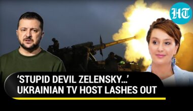 Ukrainian TV Host’s Scathing Attack On Zelensky Amid War Setbacks; ‘He’s The Main Evil…’ | Watch