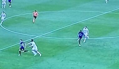 [Di Marzio] Doubts about Dimarco’s goal vs. Empoli. Thuram receives the ball on a long pass from Pavard, from some of the images on TV, (lines weren’t shown) Thuram was in an offside position. But Bereszynski clears the ball, so a new attacking phase begins, which prevents VAR disallowing the goal.