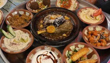 Moroccan Mezze Platter with Tajine