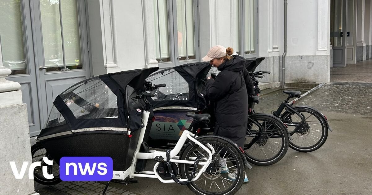 Steeds meer bakfietsen in Antwerpen, maar amper geschikte parkeerplaatsen: "Dan maar op het voetpad"