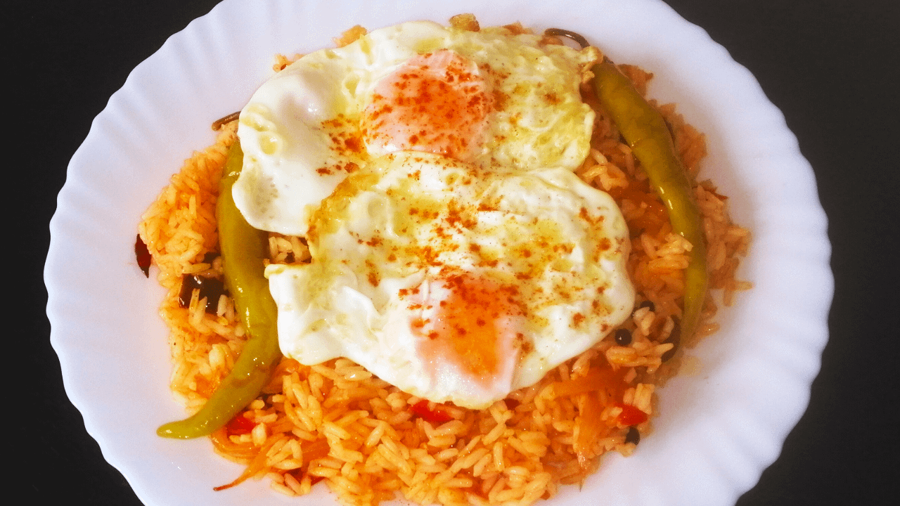 Quick rice lunch