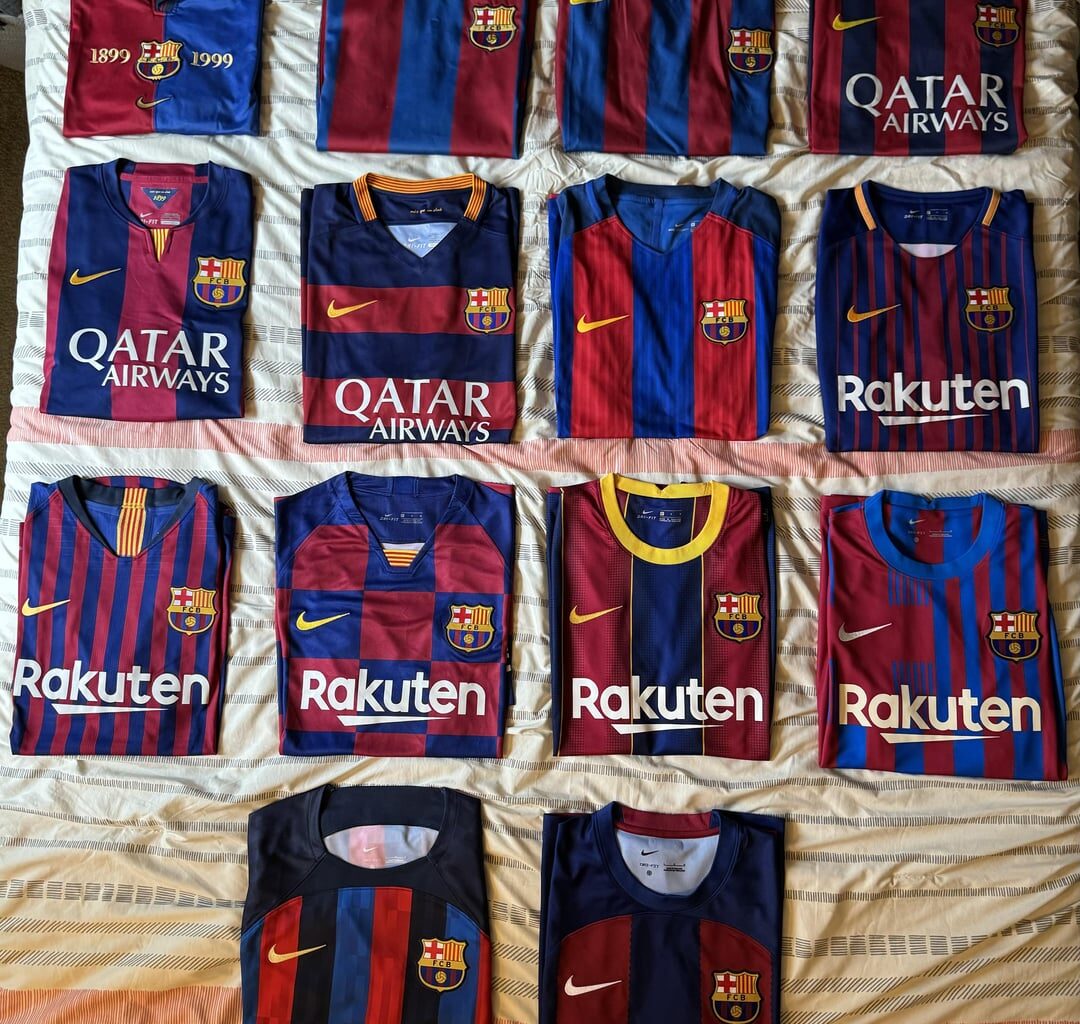 Barca collection over the years 1999-2024