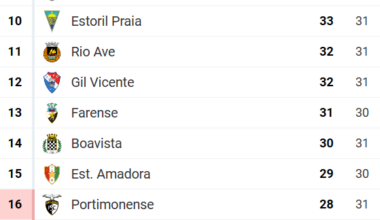 Primeira Liga crazy relegation race. 11 out of 18 teams in the league can get relegated with only 3 games left.