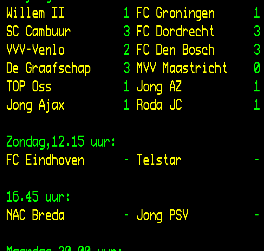 TOP OSS equalizes late against Young AZ and all other KKD results.