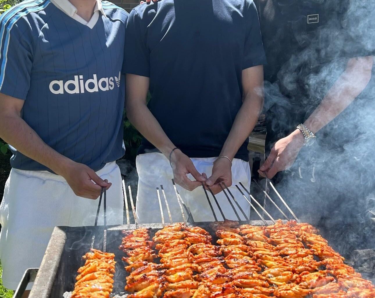 Brahim, Arda and Fede chilling