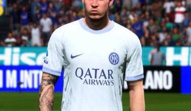 [Mari] Inter’s away shirt for the 2024/2025 season will be white, slightly bluish. A combination with two shades of blue. Officially, the colors are “Summit White/Iris Whisper/Midnight Navy”. Regardless of the sponsor, the shirt should look like this.