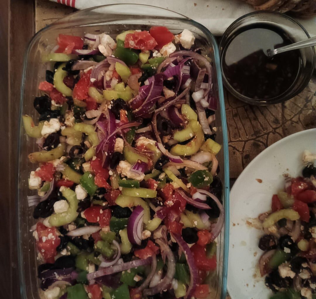 Ma 1ère salade grecque ! ☺️