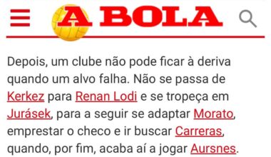 Sem querer bater no ceguinho… achei este parágrafo magnífico.