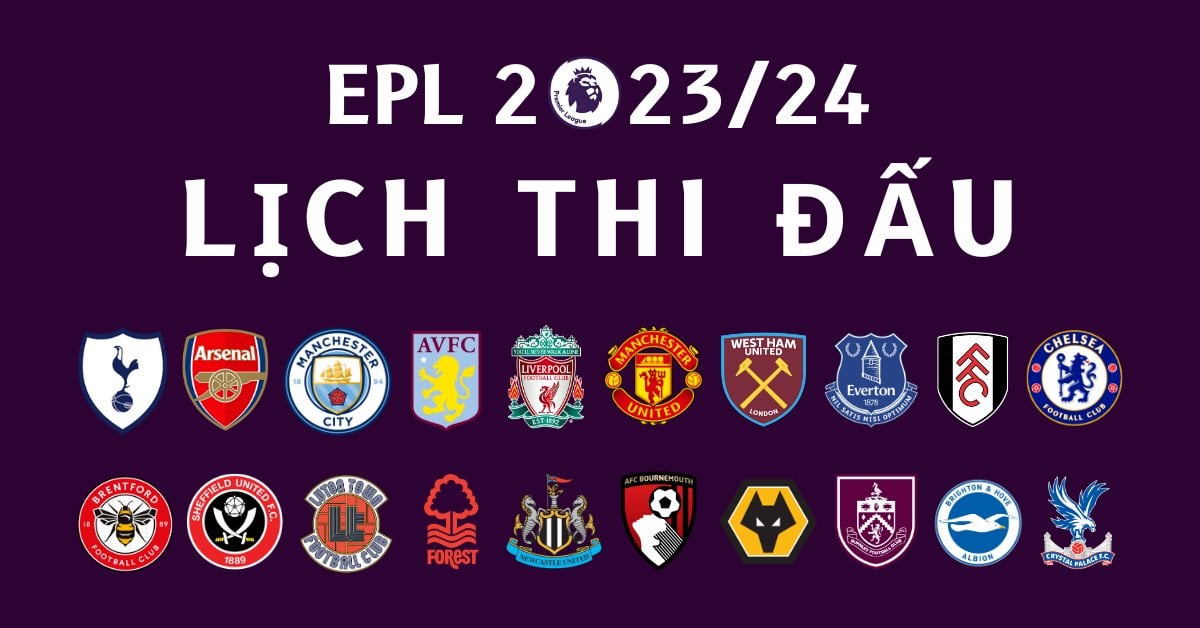 English Premier League match schedule this weekend