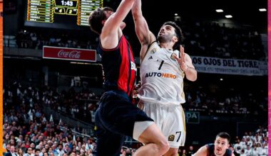 [Basket] We get the 2-0 in the Euroleague PlayOff after beating Baskonia 101-90 after a great second half. 3rd game, next Wednesday on Baskonia's court.