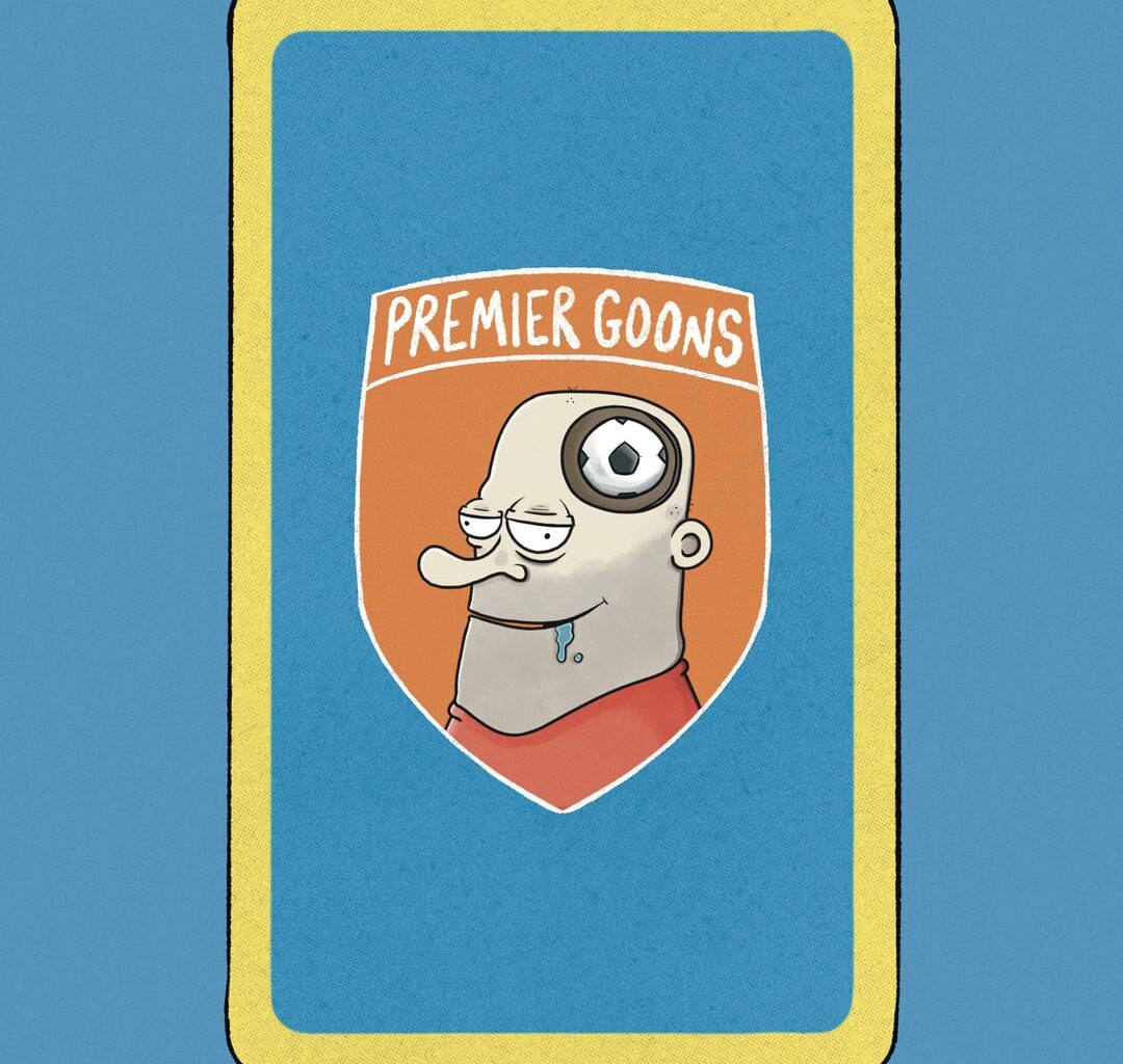 A guy from the soccer Reddit told me I should post here. These are my Premier League trading cards I’ve designed: Premier Goons [oc]