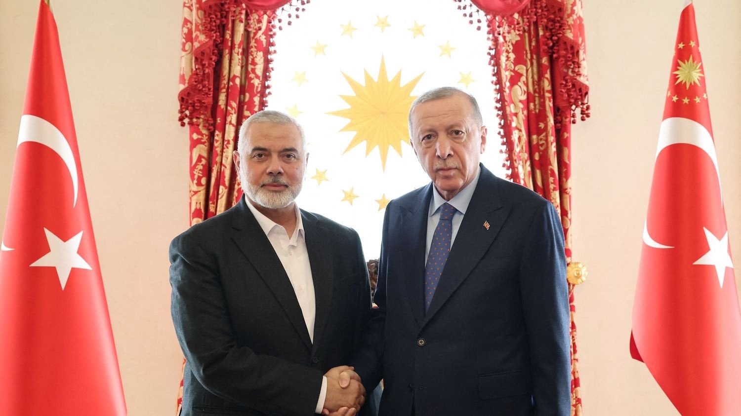 Guerre entre le Hamas et Israël : le chef du mouvement islamiste reçu par le président turc, Recep Tayyip Erdogan