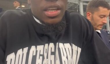 [Mari] Andre Onana: “For me, Inter is a family. With the fans, we are always united. I came today because they are about to win the Scudetto! I won’t be able to be here next week and that’s why I came today to congratulate everyone. It’s a historic moment for the club. Inter are a fantastic team.”