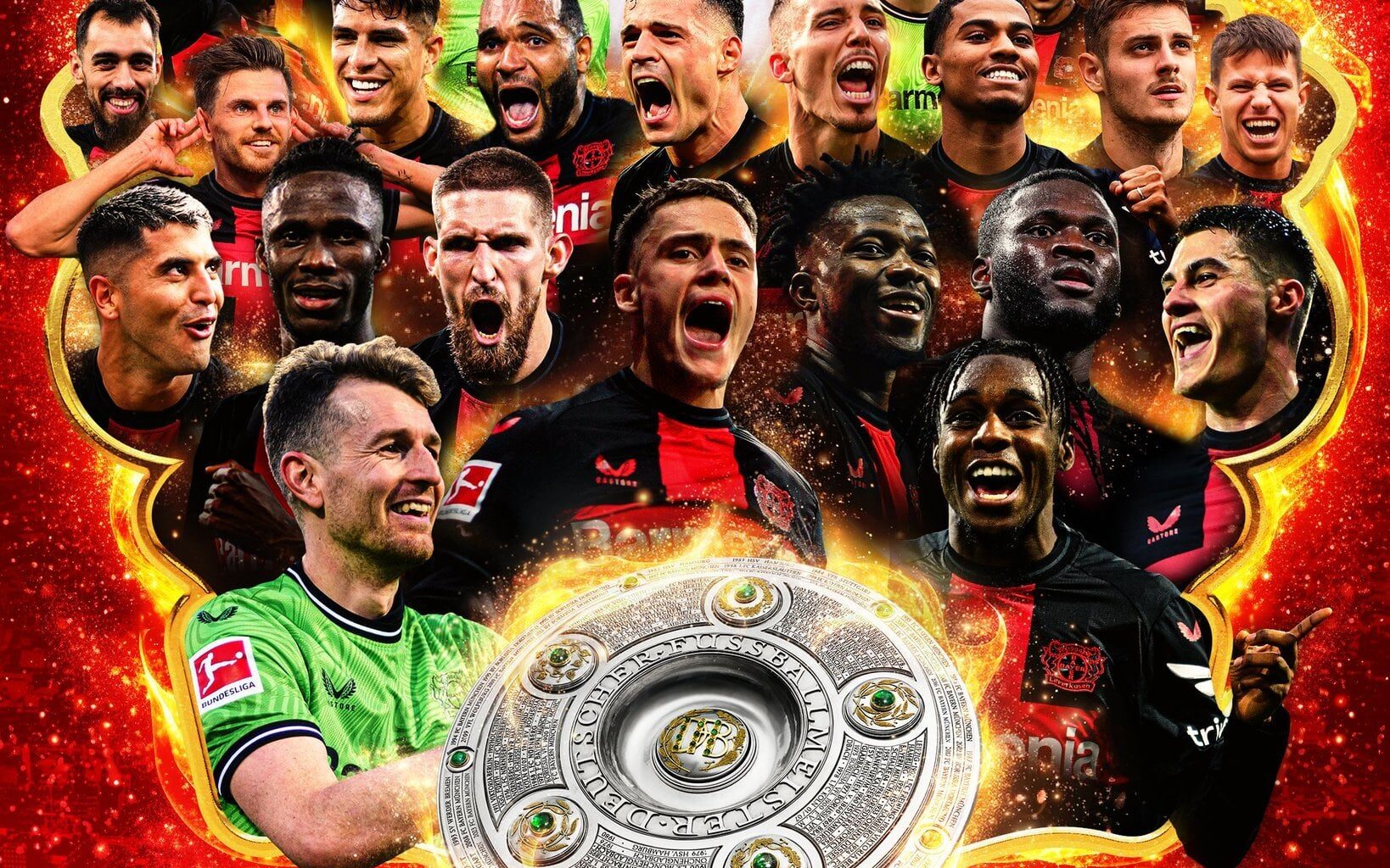 Bayer Leverkusen ganha a sua primeira Bundesliga!