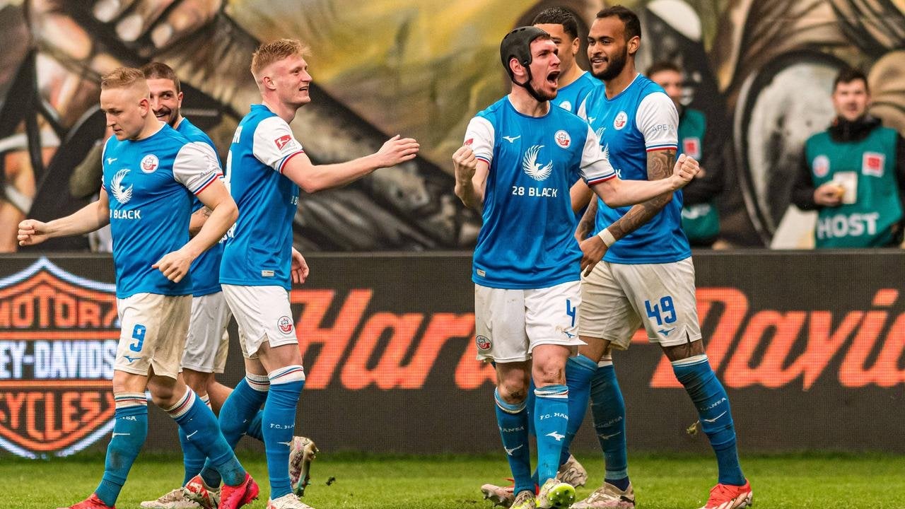 [2. Bundesliga] FC Hansa schöpft Hoffnung: Rostock gewinnt Kellerduell gegen Wiesbaden