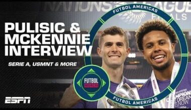 Pulisic & McKennie EXCLUSIVE! Playing in Serie A, friendship, USMNT in Europe & more!