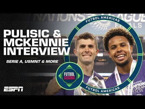 Pulisic & McKennie EXCLUSIVE! Playing in Serie A, friendship, USMNT in Europe & more!