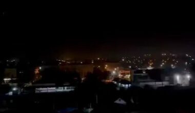 Footage of a Ukrainian one way attack drone slamming into the Russian Slavyansk-na-Kubani refinery in Krasnodar Oblast earlier tonight, setting the facility ablaze.