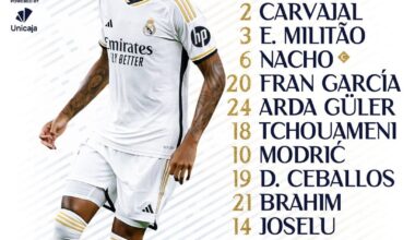 📋✅ Our Starting 𝗫𝗜 🆚 Real Sociedad
