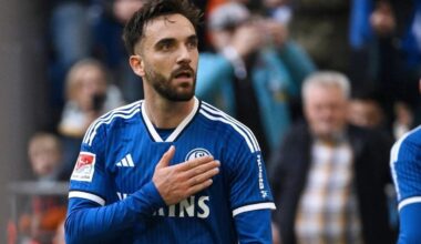 Kenan Karaman über seine Zukunft: „Ich hab immer wieder betont, dass ich mich hier auf Schalke wohlfühle.  Ich denke, ich hab mittlerweile auch eine besondere Bindung zu den Fans, das tut mir natürlich auch gut. Schalke wird mein auf jeden Fall mein erster Ansprechpartner sein.“