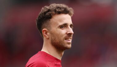 Liverpool's Jota ruled out for two weeks with hip injury