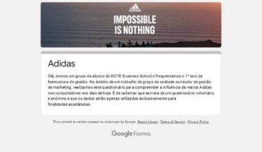 Questionário para faculdade