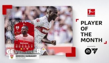 Serhou Guirassy ist der Spieler des Monats März