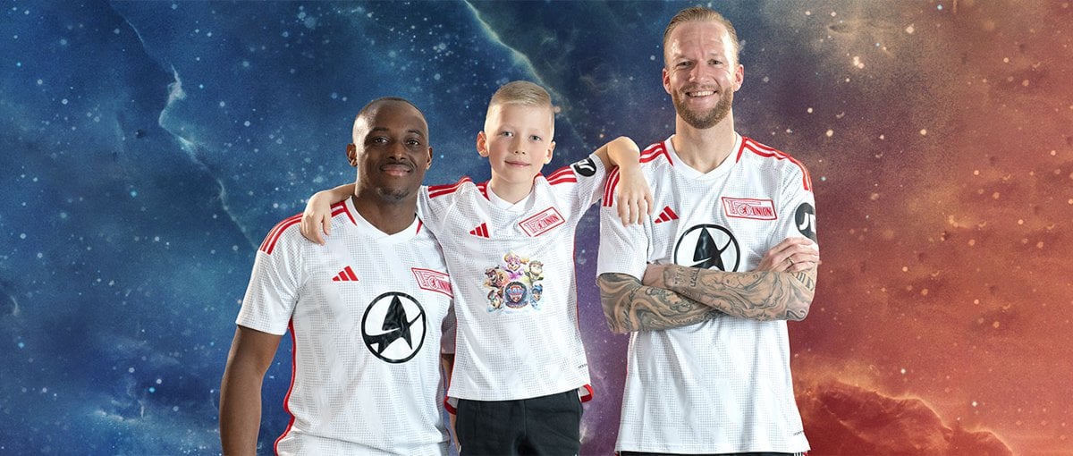 Einmalige Aktion: Union Berlin läuft am Wochenende in Star-Trek-Trikots auf